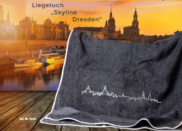 Skyline Liegetuch Dresden